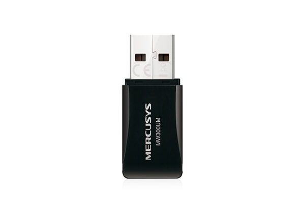 MINI ADAPTADOR USB INALAMBRICO N300 MW300UM MERCUSYS - Imagen 3