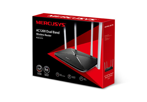 ROUTER INALAMBRICO DUAL BAND GIGABIT AC12 MERCUSYS