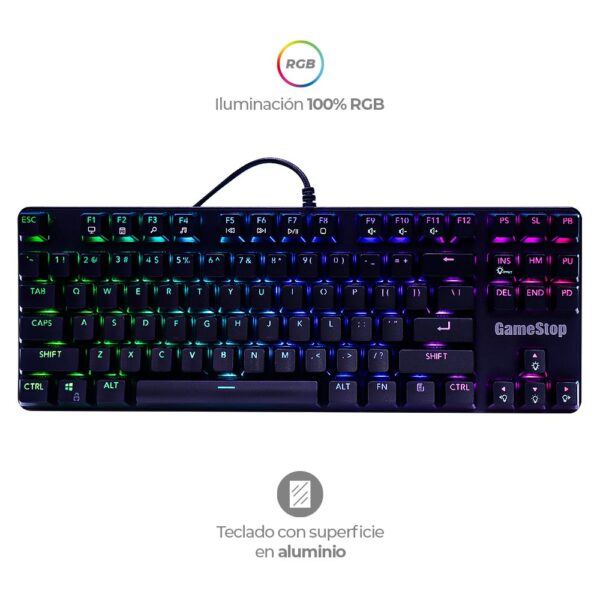 TECLADO GAMER TKL RGB GS200-N - Imagen 3