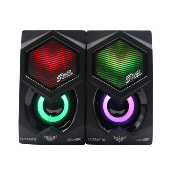 PARLANTE GAMER SPEAKER J-5213 LED - Imagen 2