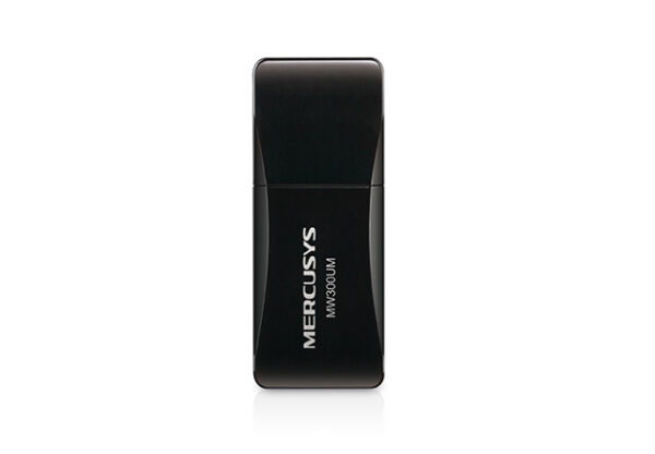 MINI ADAPTADOR USB INALAMBRICO N300 MW300UM MERCUSYS - Imagen 2