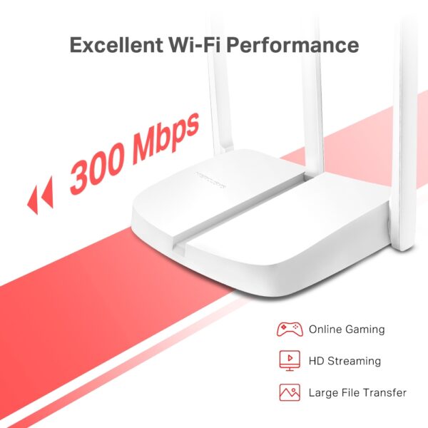 ROUTER WIFI INALAMBRICO 300MBPS MW306R MERCUSYS - Imagen 2