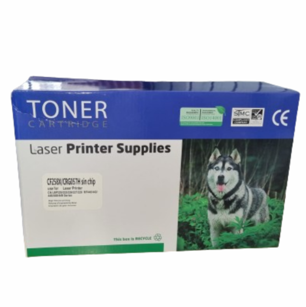 TONER GENERICO CF258X SIN CHIP ASTA