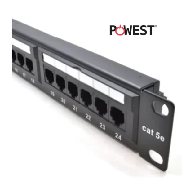 PATCH PANEL CAT 6A, CAT6 Y CAT5e 24 PUERTOS 1U NICOMAR - Imagen 3