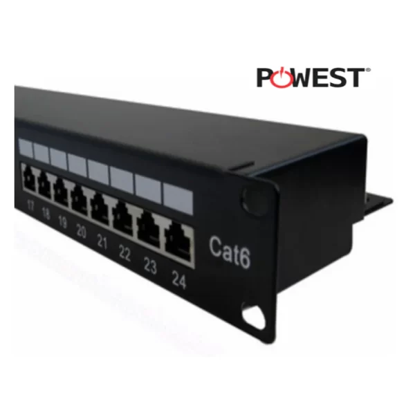 PATCH PANEL CAT 6A, CAT6 Y CAT5e 24 PUERTOS 1U NICOMAR - Imagen 2